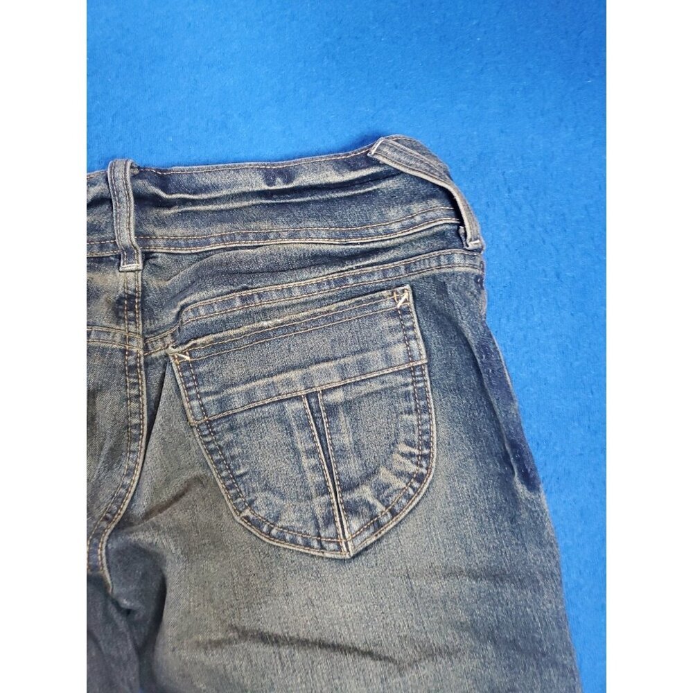 Vintage GLO Jeans Size 3 Juniors Capri Classic Quality Denim Cuffed Retro - Picture 9 of 16